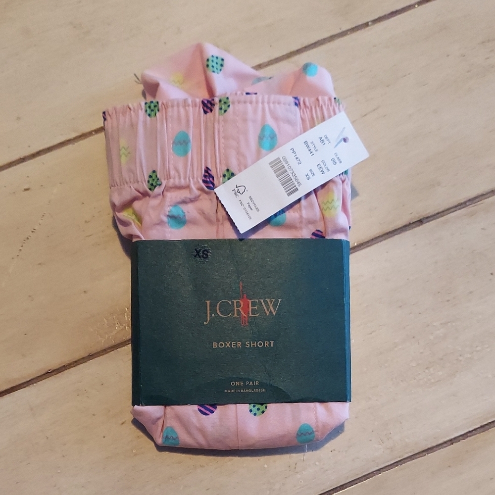 J.Crew Easter Eggs Pink Boxer Shorts XS (26-28) BNWT 1 LEFT! RETIRED - Picture 2 of 7